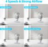 پنکه رومیزی DESKTOP convenient fan - Image 13