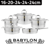 سرویس قابلمه استیل زیو مدل ۱۳۹۵ (Zio Babylon Silver) - Image 2